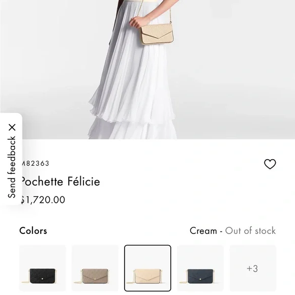 Louis Vuitton Monogram Cream Wristlet - Picture 12 of 13